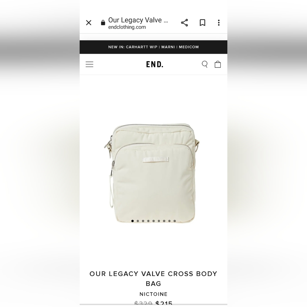 Our Legacy Valve Crossbody Bag